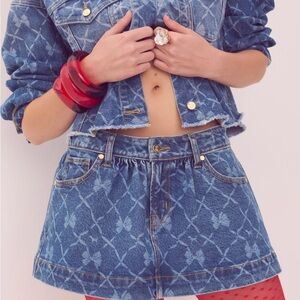 LSF x PINK  Denim Skirt